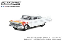 Plymouth Belvedere - "White with flames" (1957) Greenlight 1/64 