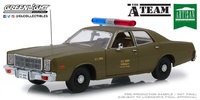 Plymouth Fury U.S. Army Police "The A-Team" (1977) Greenlight 1:18