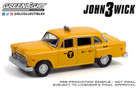 Taxi Checker Motors Marathon A11 de la pelicula John Wick: Chapter 3 - Greenlight 1/64