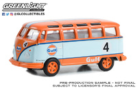 Volkswagen Samba Bus - Gulf Oil (1964) Greenlight 1:64